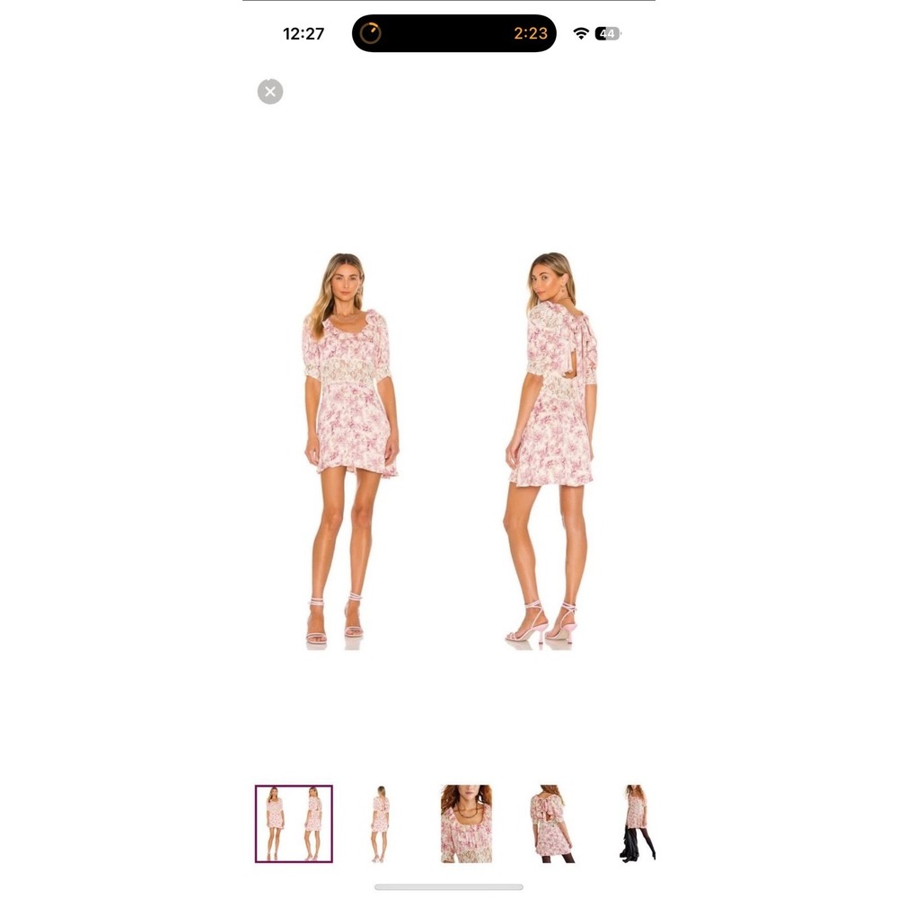 NWT Free People Floral Print Size 2 Mini‎